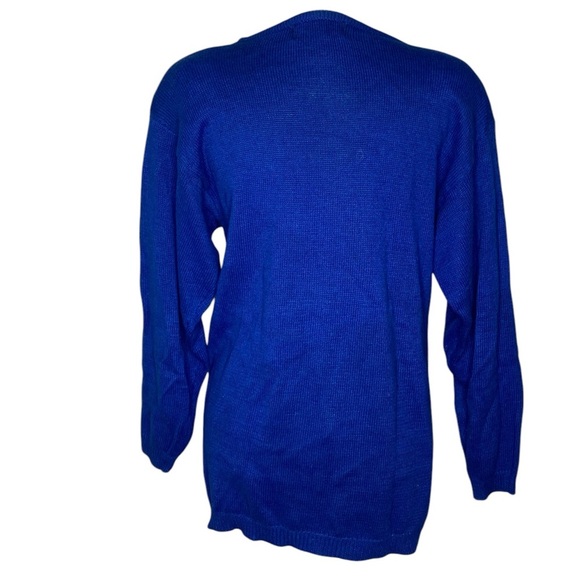 Celina Yang Womens Vintage Sequin Floral Sweater - Picture 6 of 9